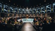 A still of the contestants from Culinary Class Wars | Image Source: Netflix
